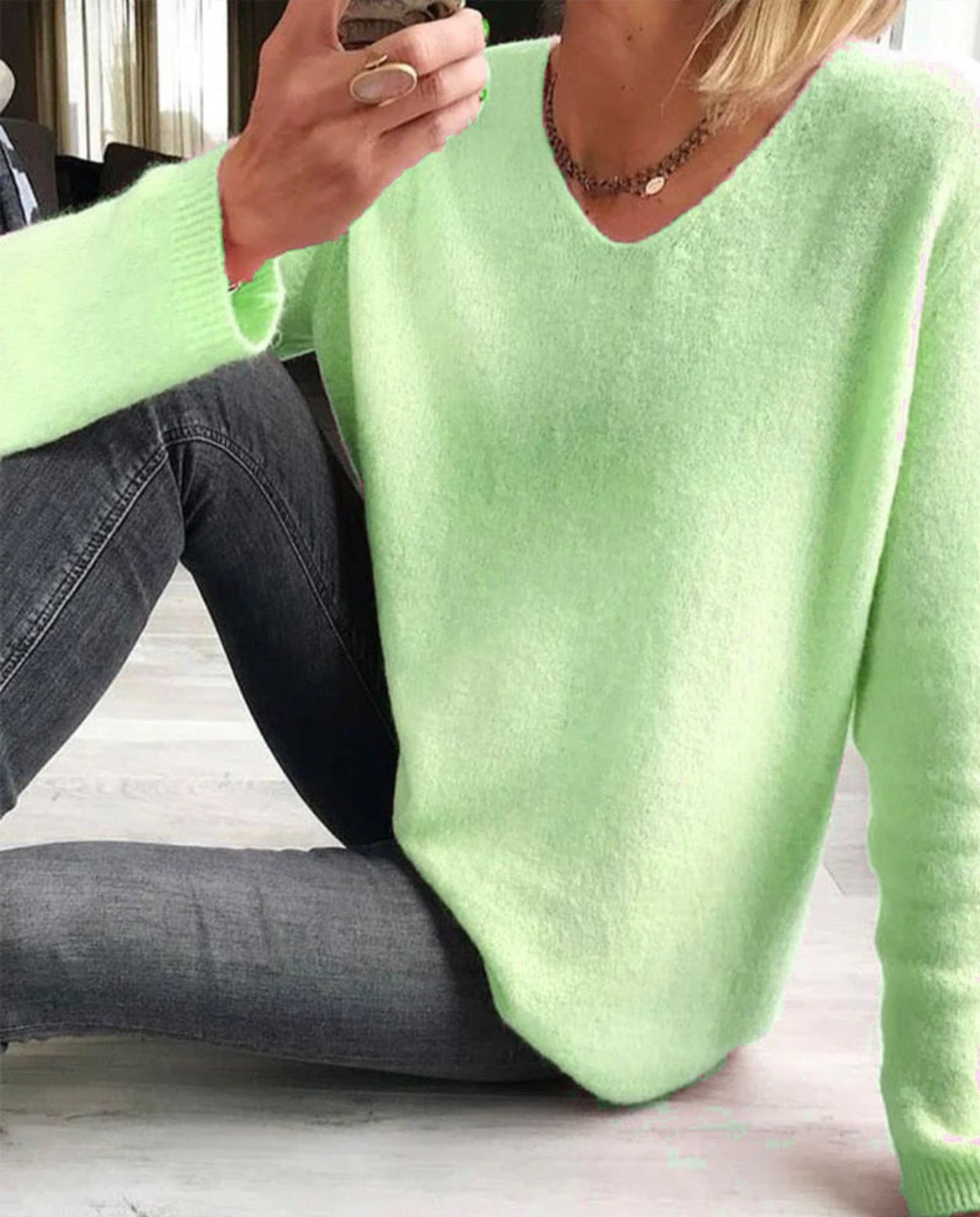 Męski Sweter z Długim Rękawem w Stylu Casual 7