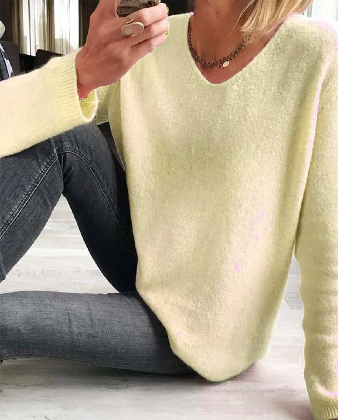 Męski Sweter z Długim Rękawem w Stylu Casual 8