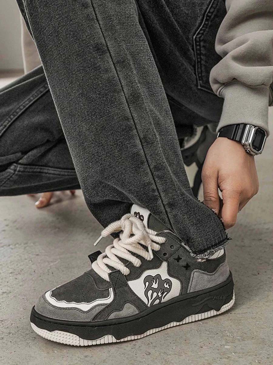 Męskie Buty Skate w Stylu Vintage 2
