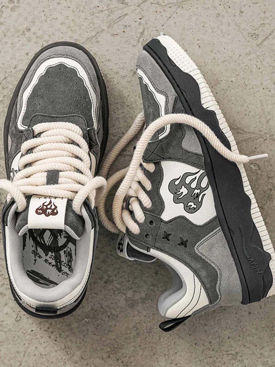 Męskie Buty Skate w Stylu Vintage 5