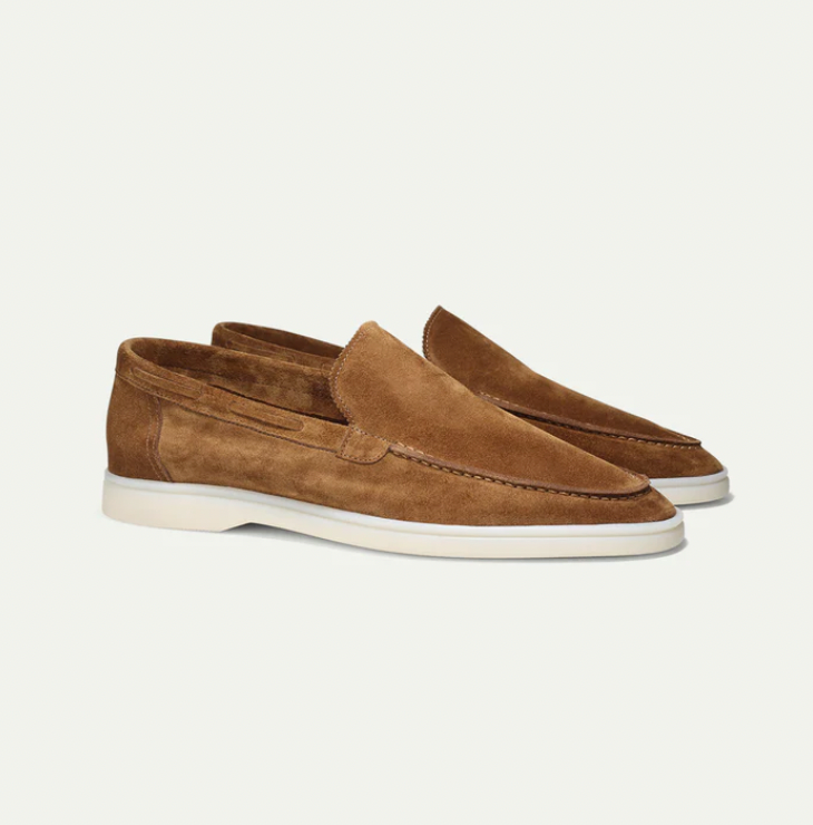 Męskie Loafersy Zamszowe Eleganckie Buty Casual 3