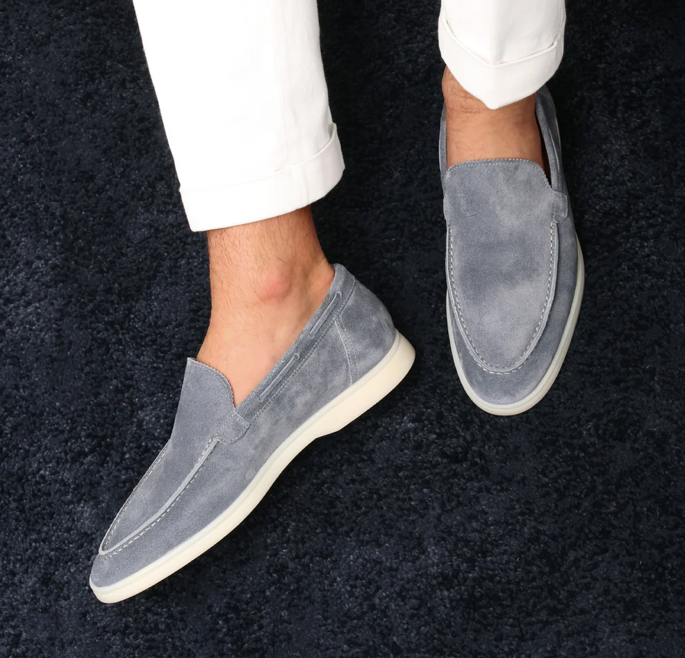 Męskie Loafersy Zamszowe Eleganckie Buty Casual 5