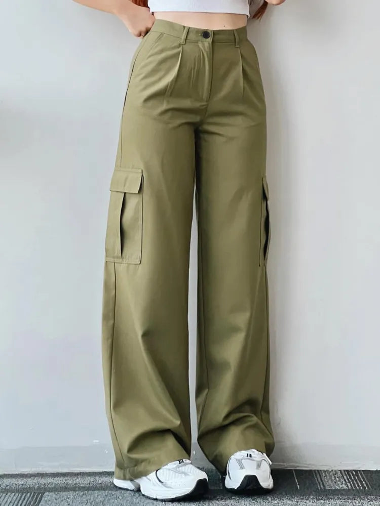 Stylische Damen Cargohose mit Taschen und Bequemer Passform