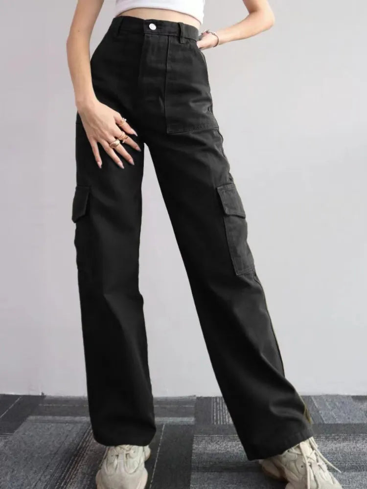 Stylische Damen Cargohose mit Taschen und Bequemer Passform