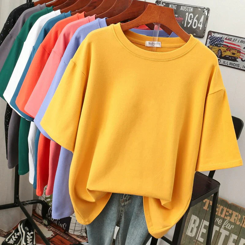 Plus Size Cotton T-Shirt for Women