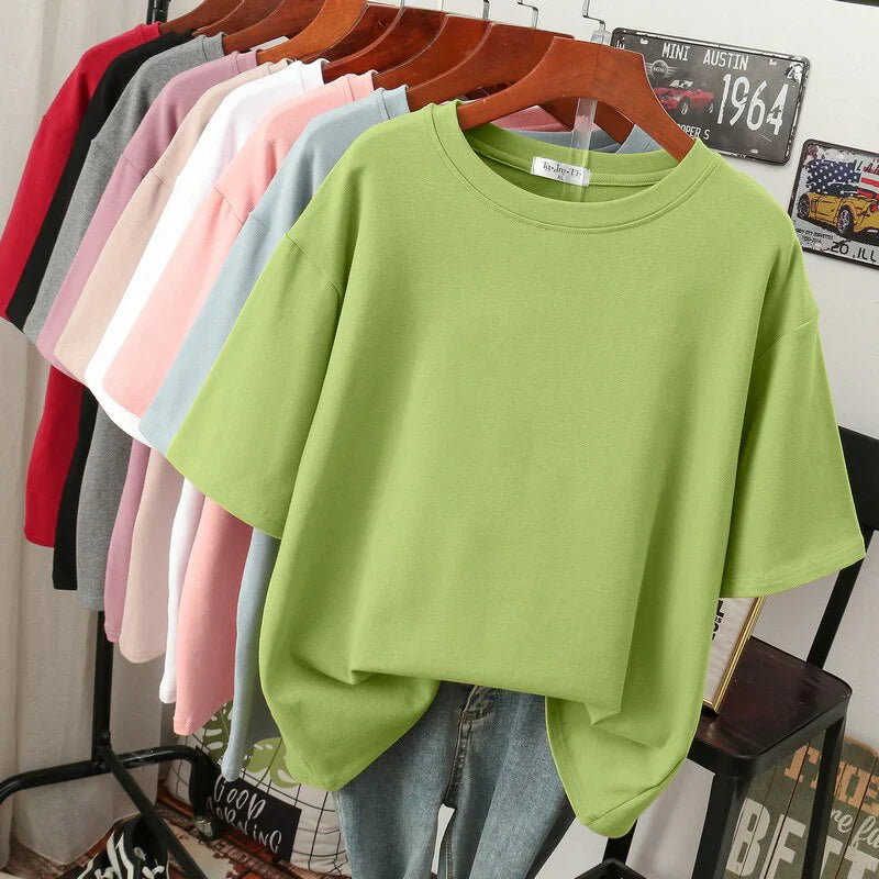 Plus Size Cotton T-Shirt for Women