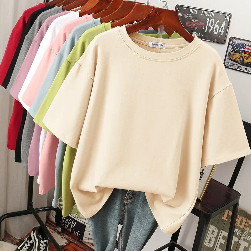 Plus Size Cotton T-Shirt for Women