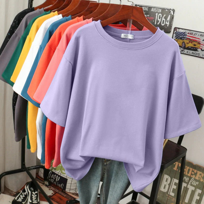 Plus Size Cotton T-Shirt for Women