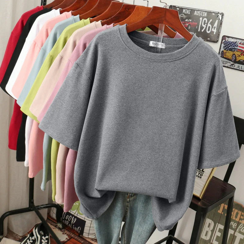 Plus Size Cotton T-Shirt for Women