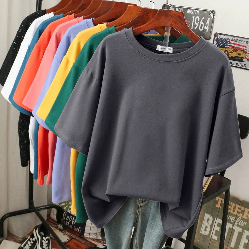 Plus Size Cotton T-Shirt for Women