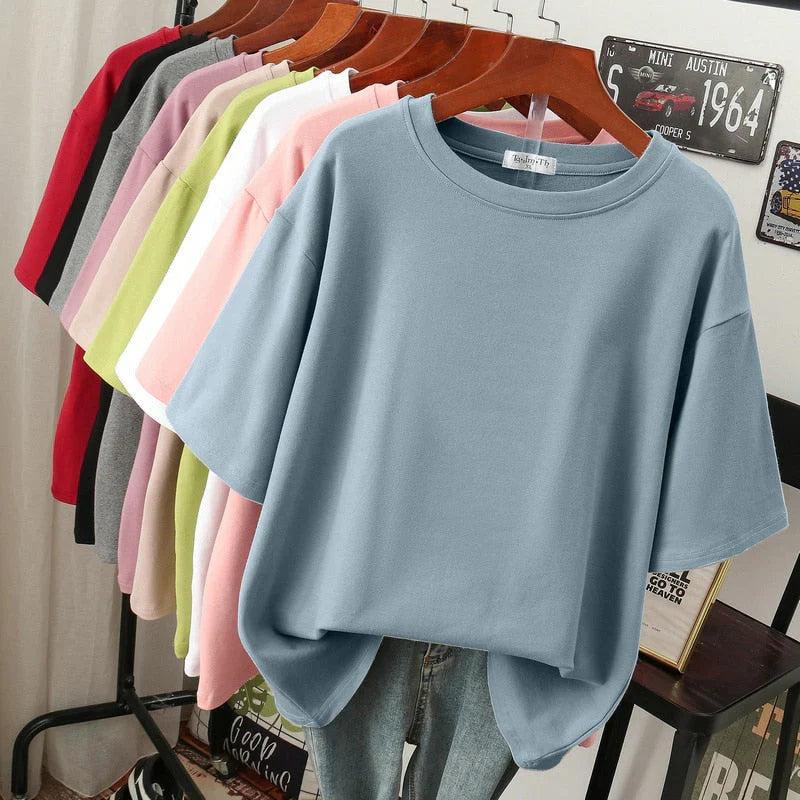 Plus Size Cotton T-Shirt for Women