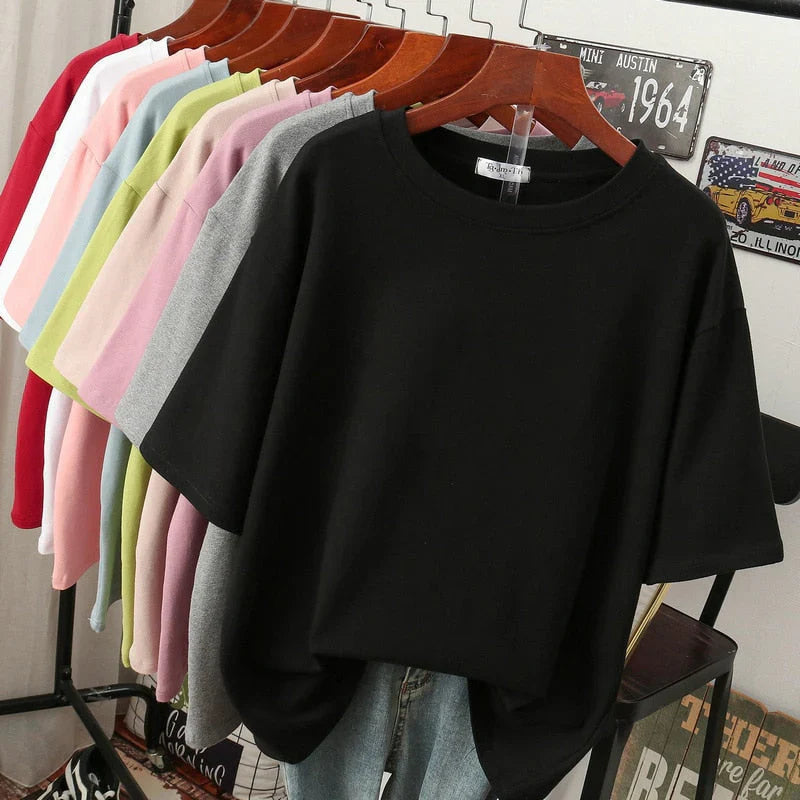 Plus Size Cotton T-Shirt for Women