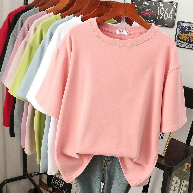 Plus Size Cotton T-Shirt for Women