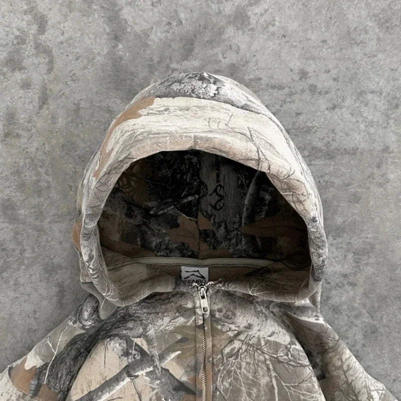 Unisex Hoodie mit Camouflage-Muster 2
