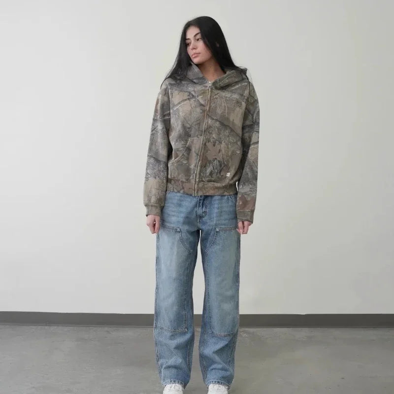 Unisex Hoodie mit Camouflage-Muster 5