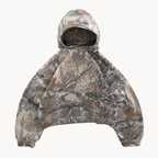 Unisex Hoodie mit Übergröße und Tarnmuster 1